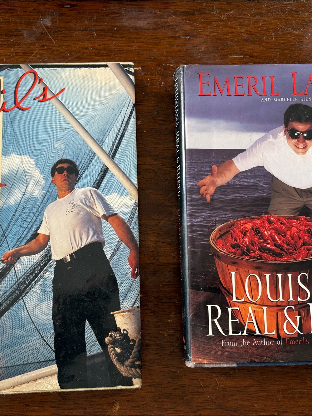 Emeril Lagasse -2 hardcover first edition cookbooks